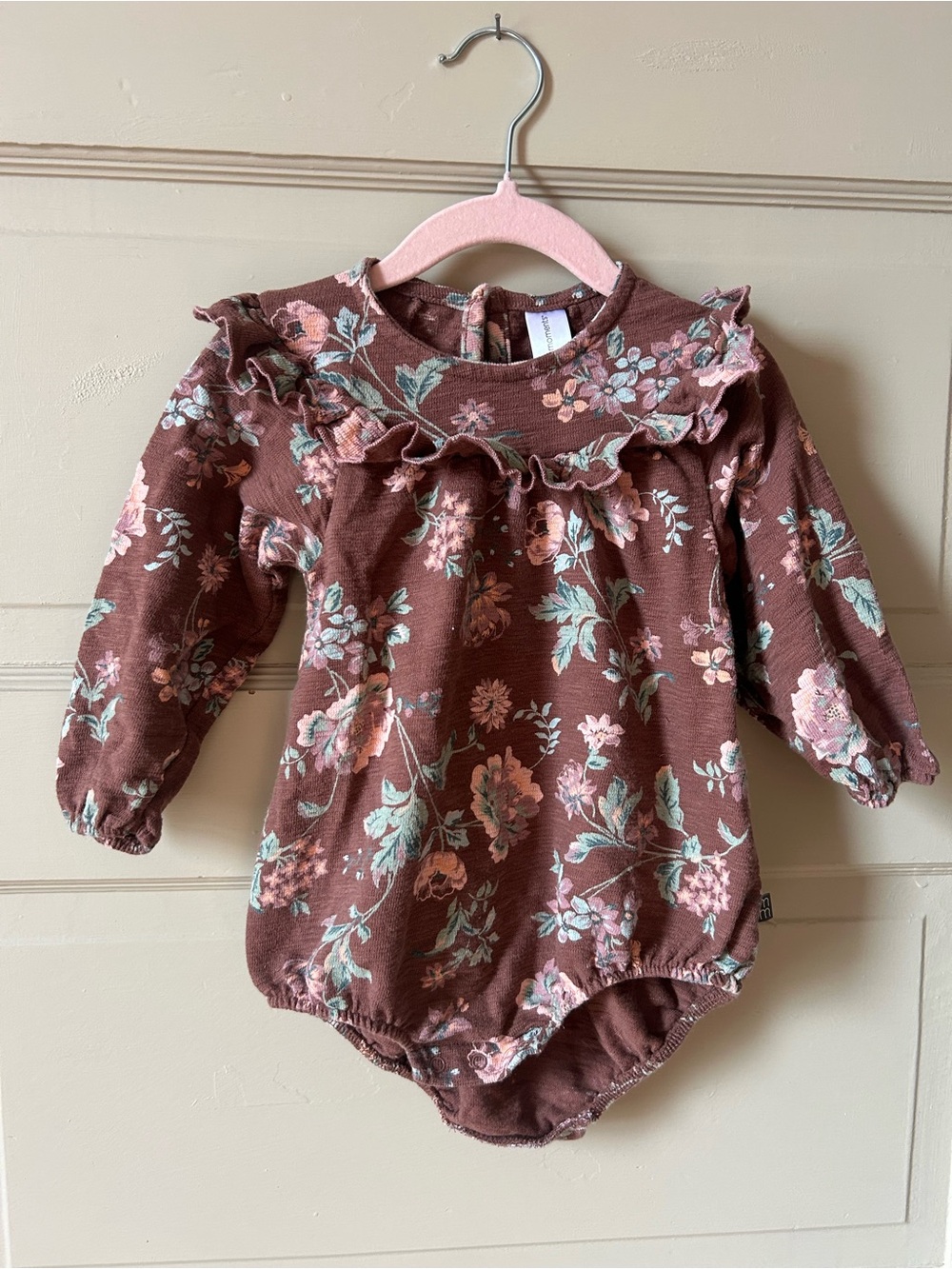 Modern Moments soft floral bubble romper - 12-18 months